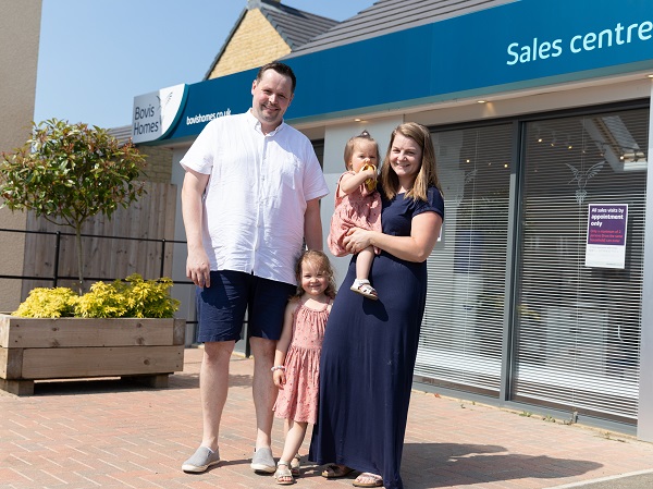 Dream home bought on a mobile phone! Key worker family first to reserve on new portal